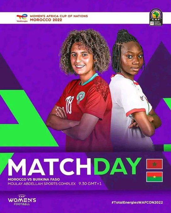 مباراة الافتتاح المغرب -بوركينا فاسو لكأس أمم إفريقيا سيدات