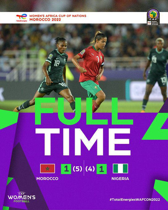 المنتخب المغربي ومنتخب نيجيريا ختما المباراة بالتعادل