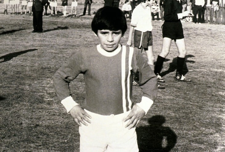 الطفل دييغو مارادونا 