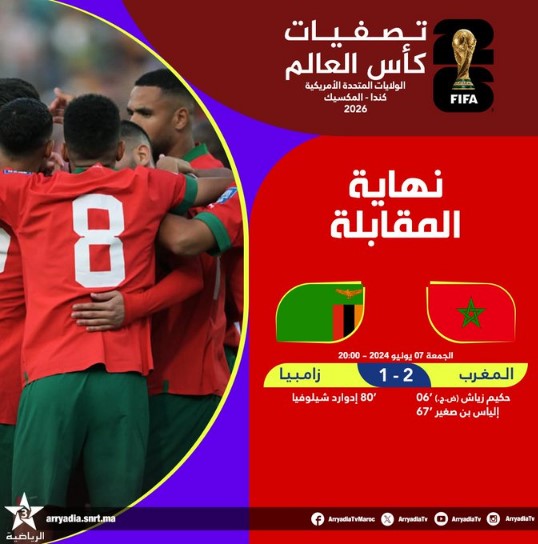 فوز المغرب على زامبيا